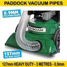 Paddock Vacuum HEAVY DUTY PU DUCTING 127mm 3m -  5" 125mm