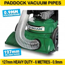 Paddock Vacuum HEAVY DUTY PU DUCTING 127mm 6m - 5" 125mm