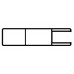 PVC Slat Slat Pocket Channel White – 3000mm Long PVC Slat Slat Pocket Channel White – 3000mm Long