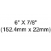 152mm x 22mm Rectangle Slat 2000mm PVC 152mm x 22mm Rectangle Slat 2000mm PVC
