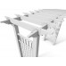 Entrance Arbour in **PICKUP* White Polymer – Hamptons – Garden Arbor PVC Entrance Arbour in **PICKUP* White Polymer – Hamptons – Garden Arbor PVC