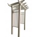 Entrance Arbour in **PICKUP* White Polymer – Hamptons – Garden Arbor PVC