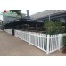 960h Post Picket PVC Fence **Pickup** White Temporary Portable Fencing Events