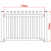 Picket Fence 990 wide x 1350 high **Taller Model**Delivered** Temporary PVC Polymer Event Fencing - Portable