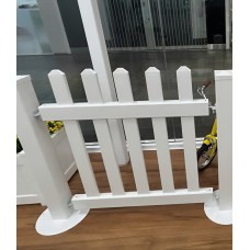 Picket Fence 1000 wide x 990 high **Delivered** Temporary PVC Polymer Event Fencing - Portable