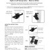 GATE LATCH Black FOR PVC, POLYMER or VINYL FENCING