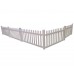 960h Post Picket PVC Fence **Pickup** White Temporary Portable Fencing Events