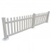 960h Post Picket PVC Fence **Pickup** White Temporary Portable Fencing Events