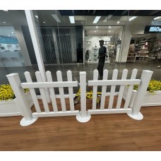 Picket Fence 1000 wide x 990 high **Pickup** Temporary PVC Polymer Event Fencing - Portable