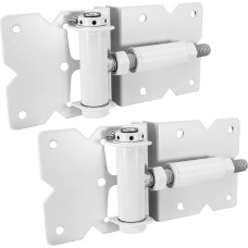 PVC Gate Hinges (Pair) White Gate Temporary Fence Portable Fencing Events Entry