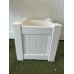 Hamptons PVC Square Planter Box