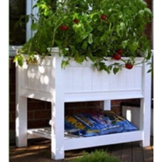 PVC Raised Planter Box with Stand