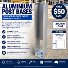 Concrete base to fit 127mm post bases Concrete base to fit 127mm post bases