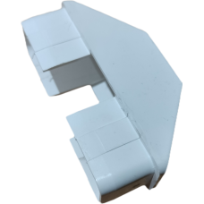 10 Pack PVC Post Caps Fencing Cap Picket Fence Cover for 75x20 Pickets white