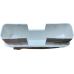 10 Pack PVC Post Caps Fencing Cap Picket Fence Cover for 75x20 Pickets white