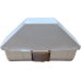 10 Pack PVC Post Caps Fencing Cap Picket Fence Cover for 75x20 Pickets white