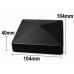 PVC Post Caps 10x Pack 4" Fencing Slimline Cover 100x100 Posts black PVC Post Caps 10x Pack 4" Fencing Slimline Cover 100x100 Posts black