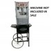 Popcorn Cart Pop Corn Trolley Machine Mobile Push Festivals Party Fete Movie