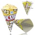 Popcorn Cones 4000 PACK DELIVERED Fetes Events Cinema Suit all popcorn machines bag 