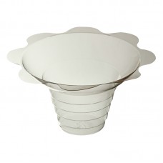 Clear Sno Cone or Shave Ice Flower cups 1000x250mls