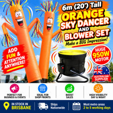 ORANGE Air Dancer Sky Dancer Inflatable Tube Man skydancer INCL. Fan & Man ORANGE Air Dancer Sky Dancer Inflatable Tube Man skydancer INCL. Fan & Man