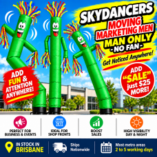 Air Dancer **GREEN** Sky Dancer Inflatable Tube skydancer MAN ONLY Air Dancer **GREEN** Sky Dancer Inflatable Tube skydancer MAN ONLY