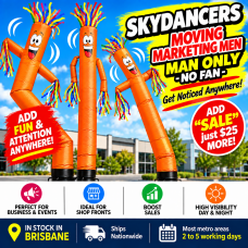 Air Dancer **ORANGE** Sky Dancer Inflatable Tube skydancer MAN ONLY Air Dancer **ORANGE** Sky Dancer Inflatable Tube skydancer MAN ONLY
