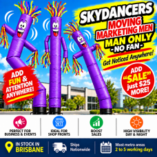 Air Dancer **PURPLE** Sky Dancer Inflatable Tube skydancer MAN ONLY Air Dancer **PURPLE** Sky Dancer Inflatable Tube skydancer MAN ONLY