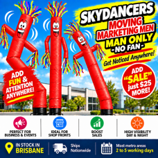 Air Dancer **RED** Sky Dancer Inflatable Tube skydancer MAN ONLY Air Dancer **RED** Sky Dancer Inflatable Tube skydancer MAN ONLY