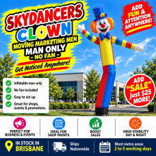 Air Dancer CLOWN INFLATABLE Sky Dancer Inflatable Tube Man ONLY - Marketing Gem