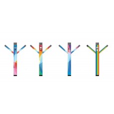 2.1m - 2.4m HIGH Air Dancer MULTI-COLOURED - Low Roof or Indoor Or Shop Front MAN ONLY