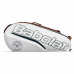 Babolat Pure Wimbledon RH6 6 Racquet Tennis Bag 191520 White Grey 751218