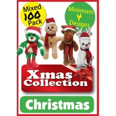 Xmas Bears  - 100 Pack