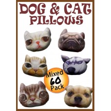 Cat n Dog Pillows - 60 Pack
