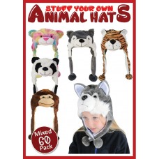 Animal Hats  - 60 Pack