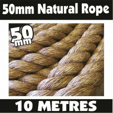 50mm Jute Rope 10m – Natural Landscaping Rope
