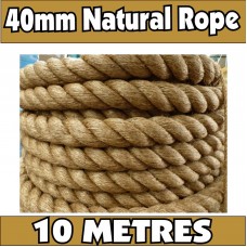 40mm Jute Rope 10m – Natural Landscaping Rope