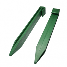 260mm Garden Edging Stakes 200x Pegs – Heavy Duty Edge Pegs with Grip – Green