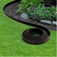 PP Garden Edging - 100mm x 60m x 3mm - Black 