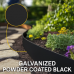 Black Gal Metal Garden Edging - 125mm high - 1 Piece - PICKUP