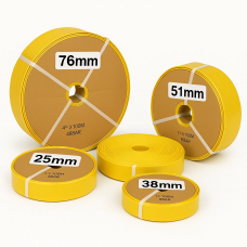 Rural Lay Flat PVC Transfer Hose Yellow 1" 25mm x 100m